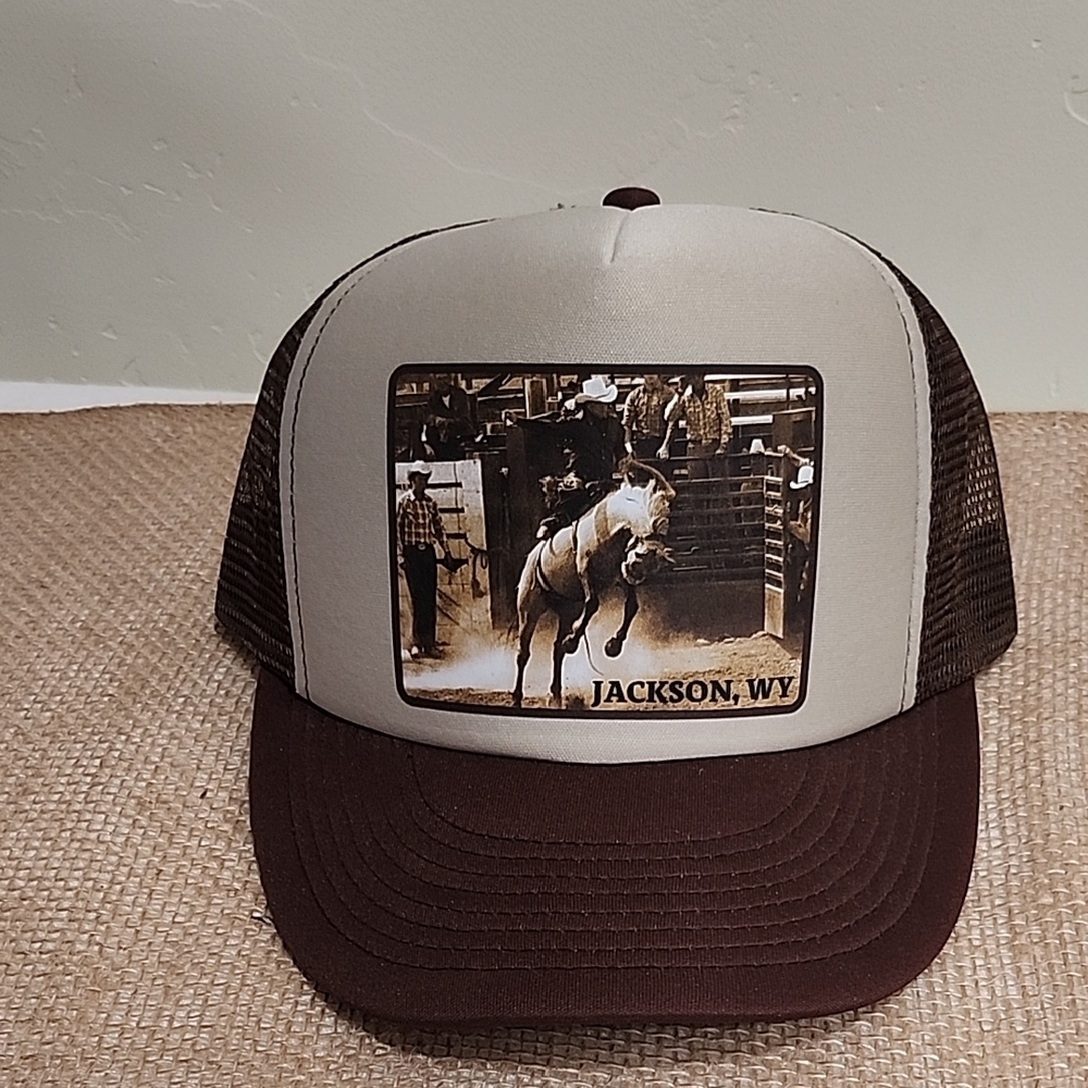 Jackson, WY Rodeo Foam Trucker Hat
